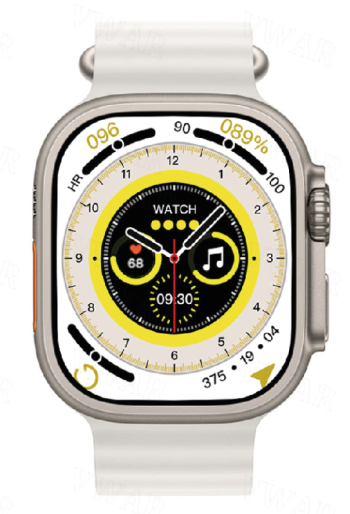 Hello watch 3 plus plata correa blanca - Imagen 3