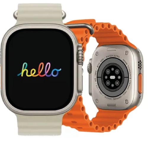 Hello watch 3 plus plata correa naranja - Imagen 4